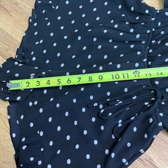 One Clothing Ruffle Romper Boho Chic Summer Festival Outfit Size M Coquette - Picture 9 of 13